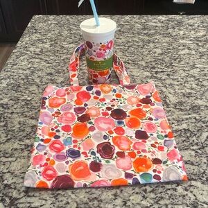 Kate Spade tote & Tumblr set